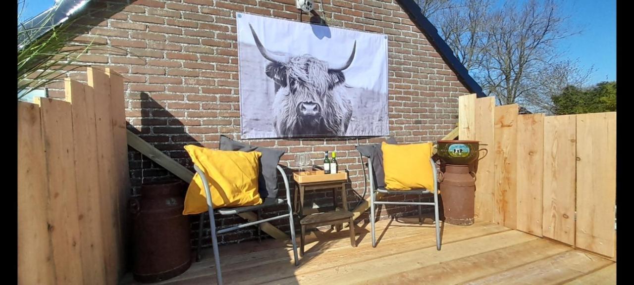 De Huifkar, Trekkershut Bij Sneek Hotel Hommerts ภายนอก รูปภาพ