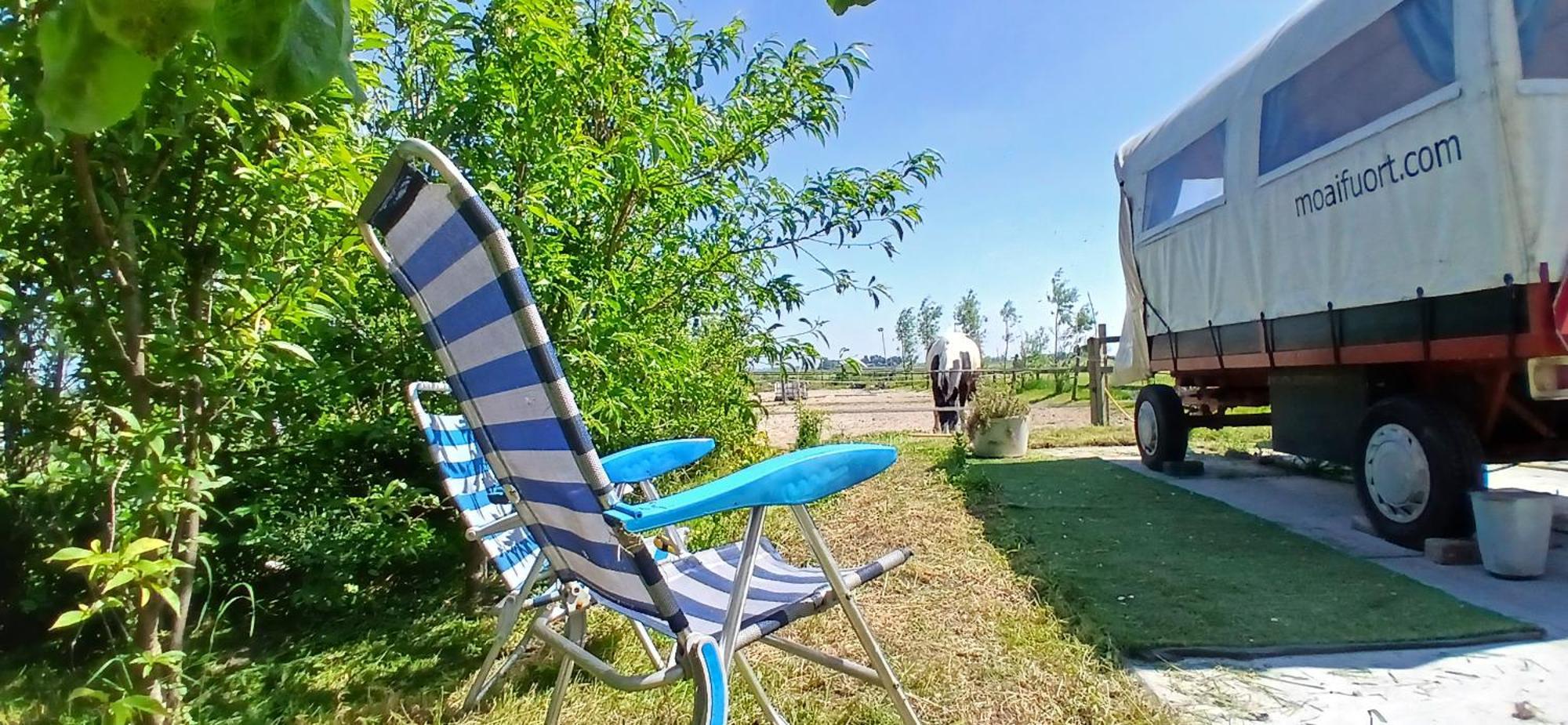 De Huifkar, Trekkershut Bij Sneek Hotel Hommerts ภายนอก รูปภาพ